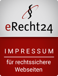 Impressum mit dem Impressum-Generator von eRecht24 generiert by blumhoff-media.com (Agenturmitglied)